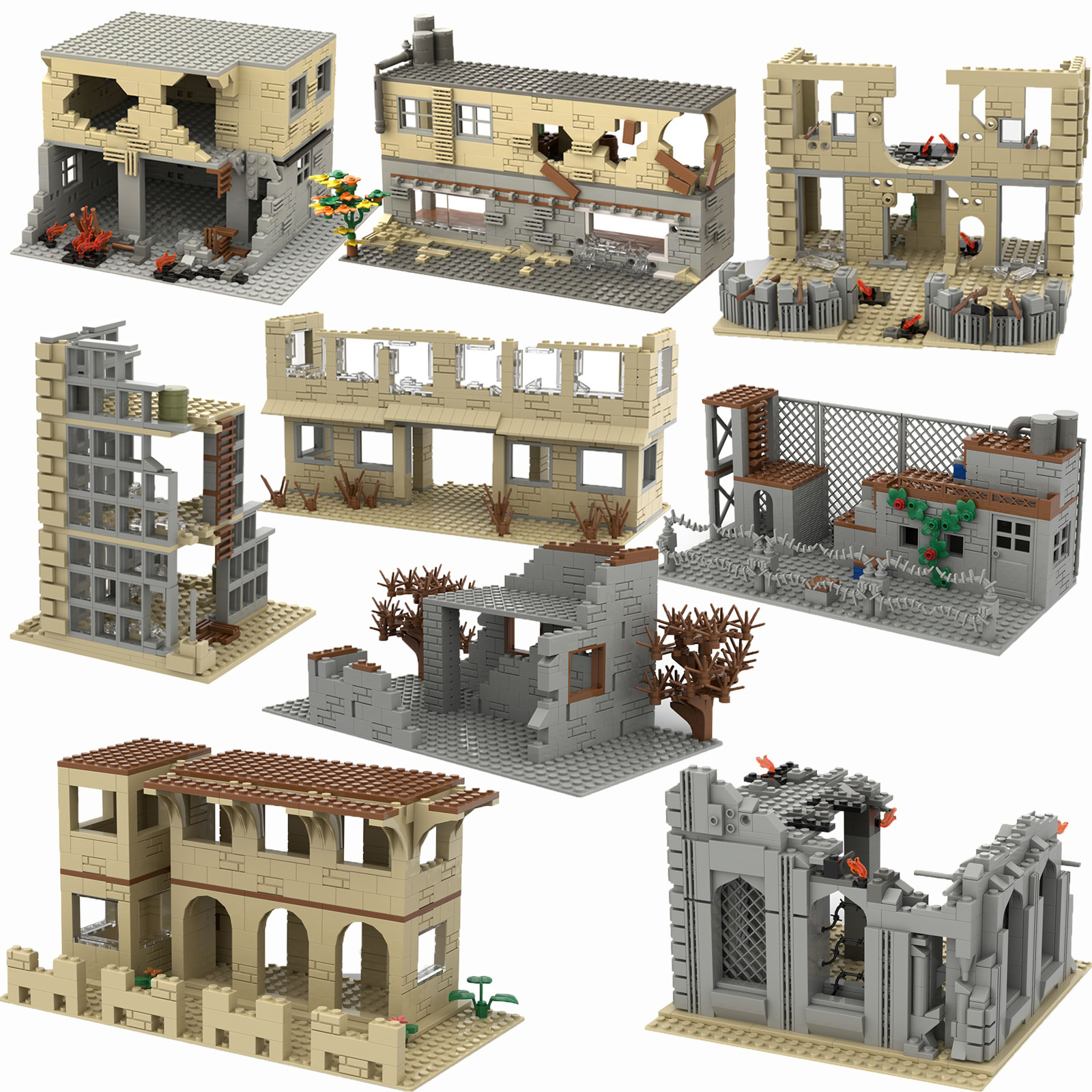 Science Olympiad - WW2 Military Building Blocks Battlefield Blockhouse