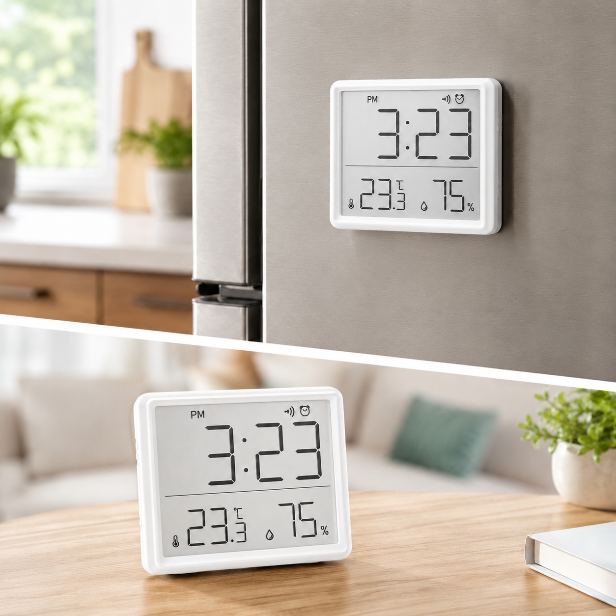 Weather Station Indoor - Multifunction Thermometer Hygrometer Automatic Electronic Temperature