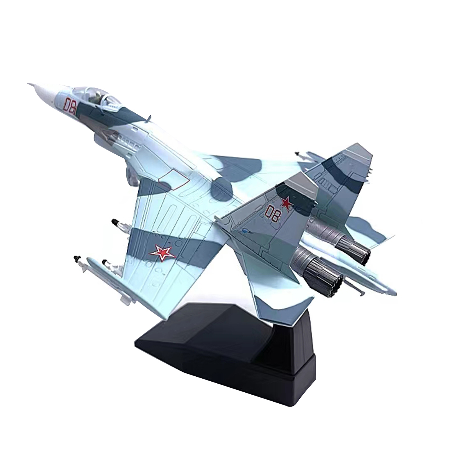 Science Exhibition Models - Metal SU-27 Flanker Heavy Aircraft 1/100