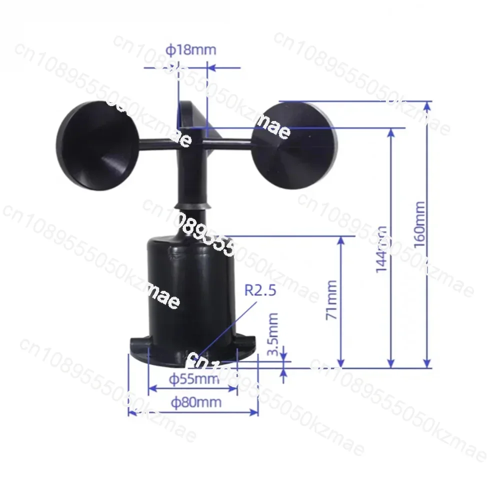 Anemometer Wind Speed - Tower Crane Wind Speed Measuring Instrument