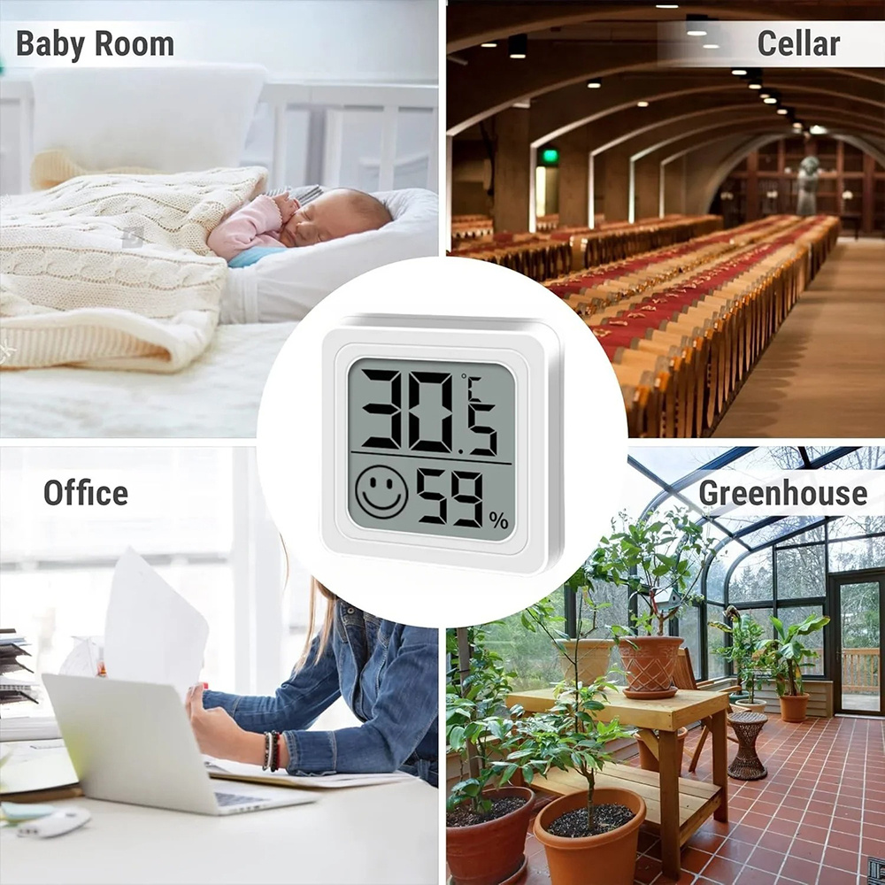 Portable LCD Digital Thermomet - Weather Station Indoor reseña y precio