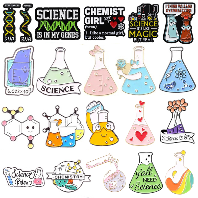 Science Enamel Pin Test Tube D - Science Experiment reseña y precio