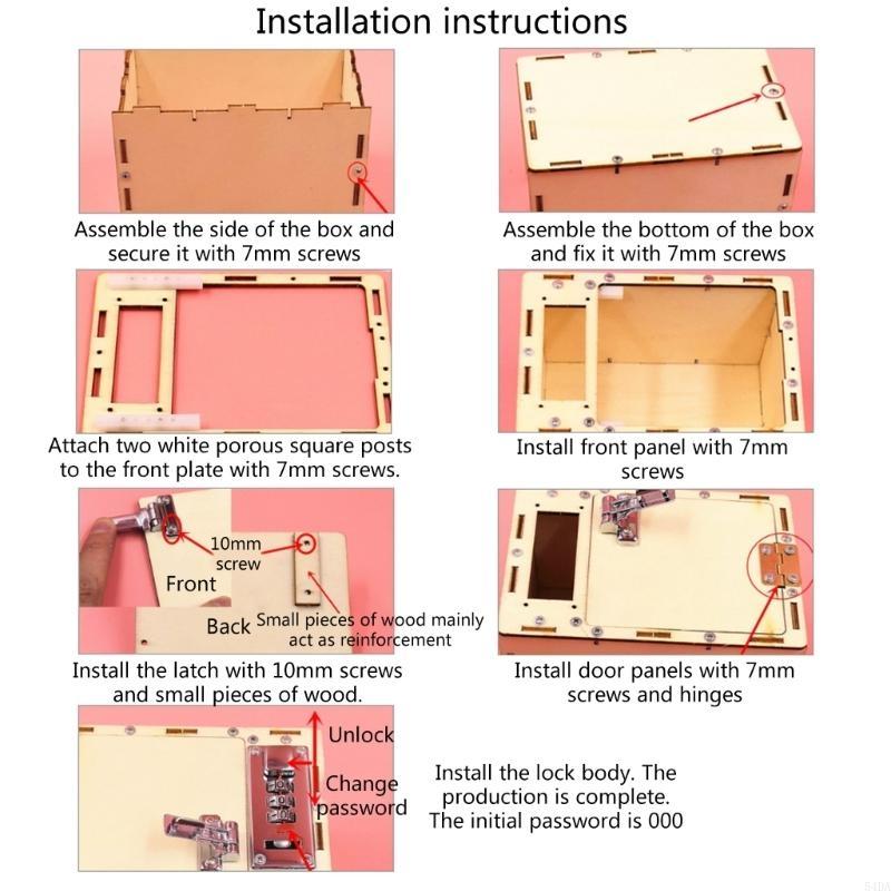 54DA DIY Strongbox Making Kits - Science Project Toys Making reseña y precio