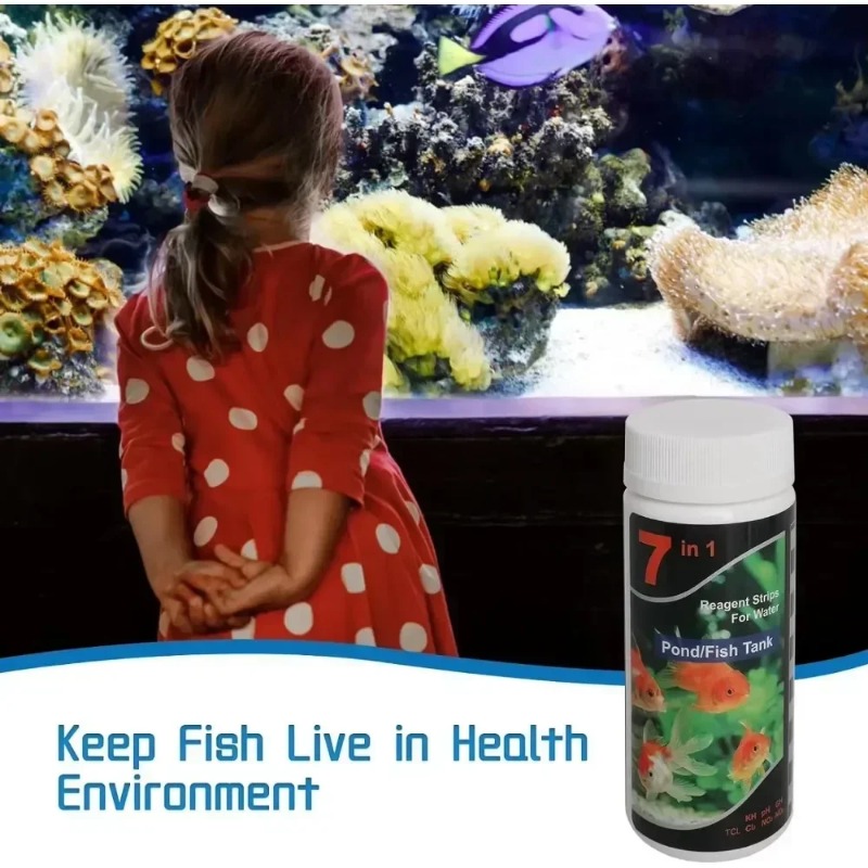 Aquarium Test Strip  Freshwate - Water Testing Kit reseña y precio