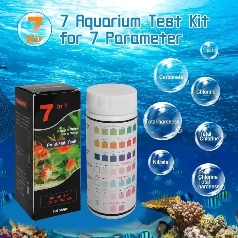 Aquarium Test Strip  Freshwate - Water Testing Kit reseña y precio