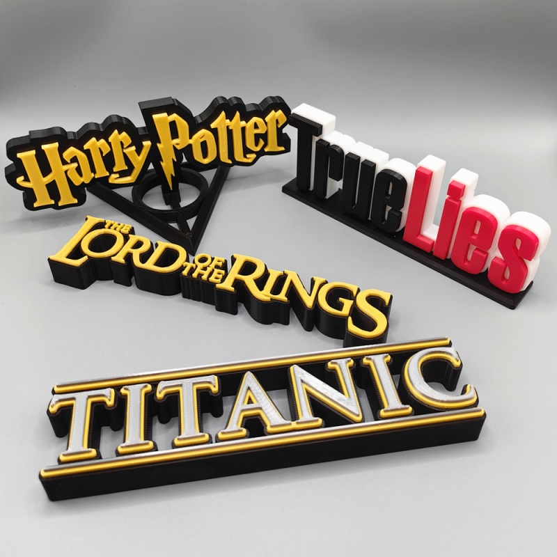 Classic Mo vie Title 3d Logo S - Science Exhibition Models reseña y precio