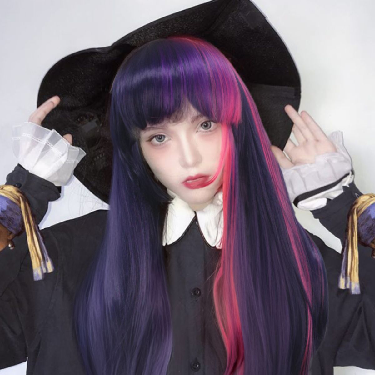 Pink Purple Neat Bangs Long St - Science Bob reseña y precio