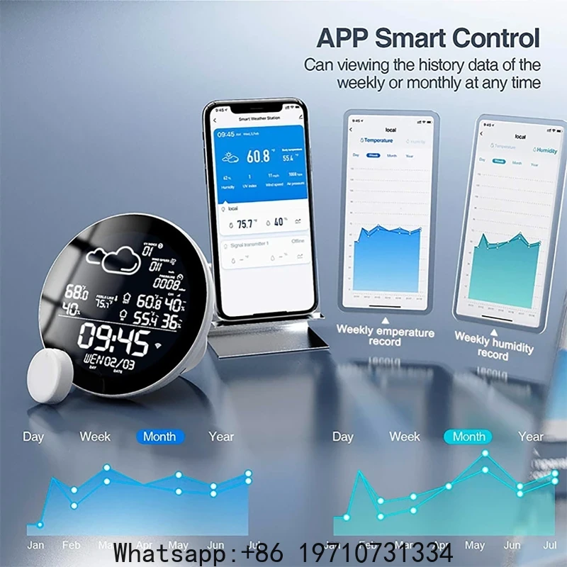 Wifi Smart Weather Stations Ap - Weather Station Indoor reseña y precio