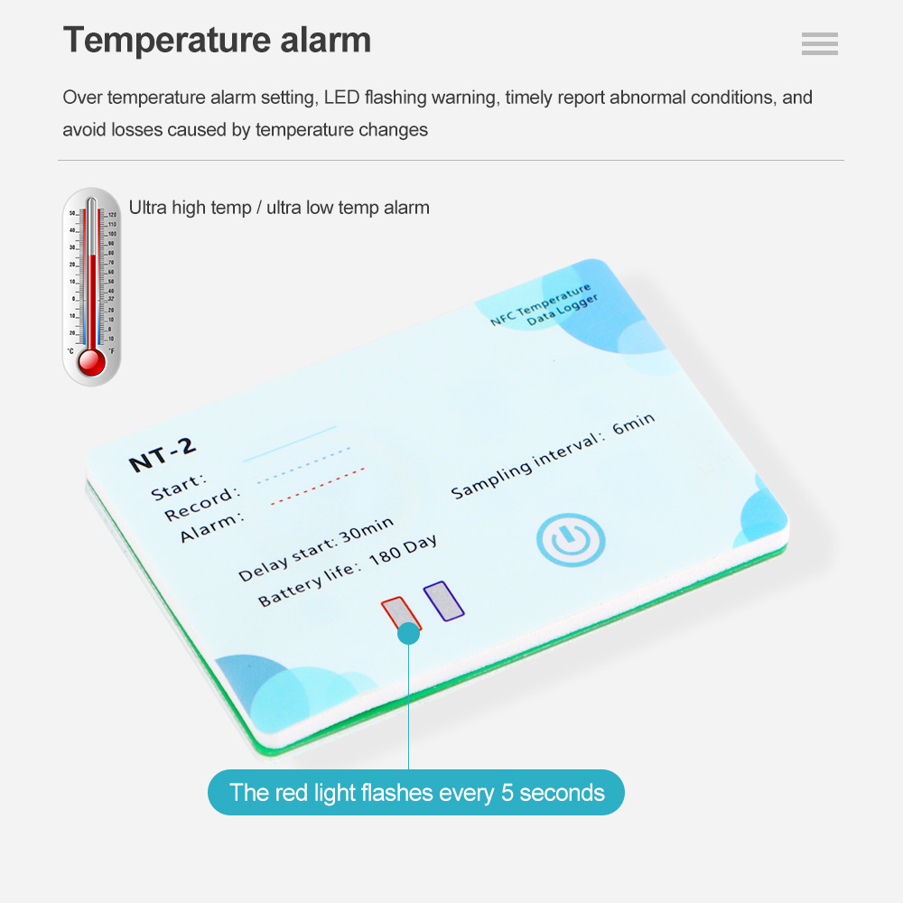 NFC Induction Temperature Logg - Weather Station Indoor reseña y precio