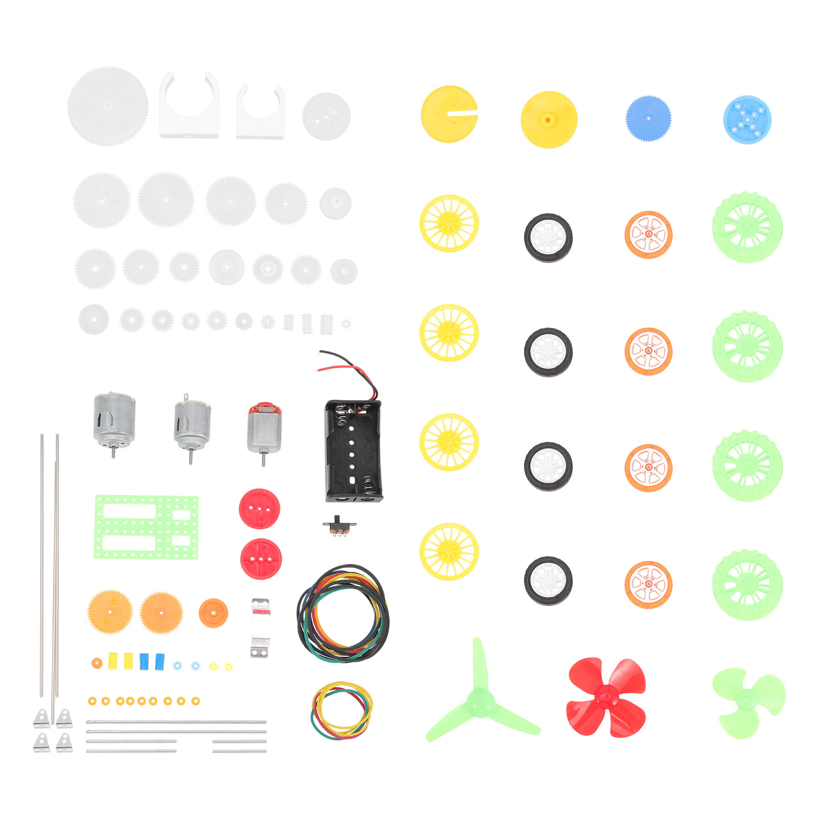 112Pcs Electric Motor Gears Ki - Science Project Kit reseña y precio