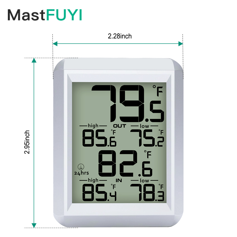 MASTFUYI Digital Thermometer I - Weather Station Indoor reseña y precio