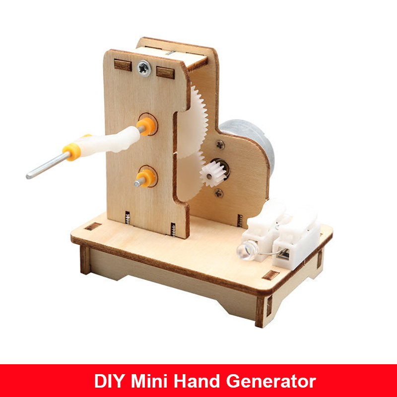 DIY Mini Hand Generator DIY Sc - Science Project Kit reseña y precio