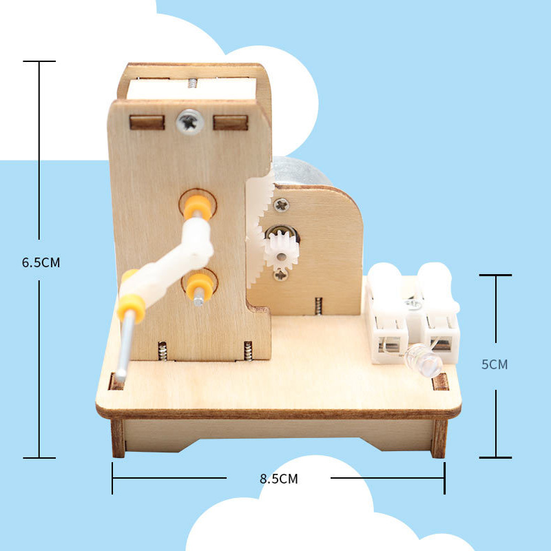 DIY Mini Hand Generator DIY Sc - Science Project Kit reseña y precio