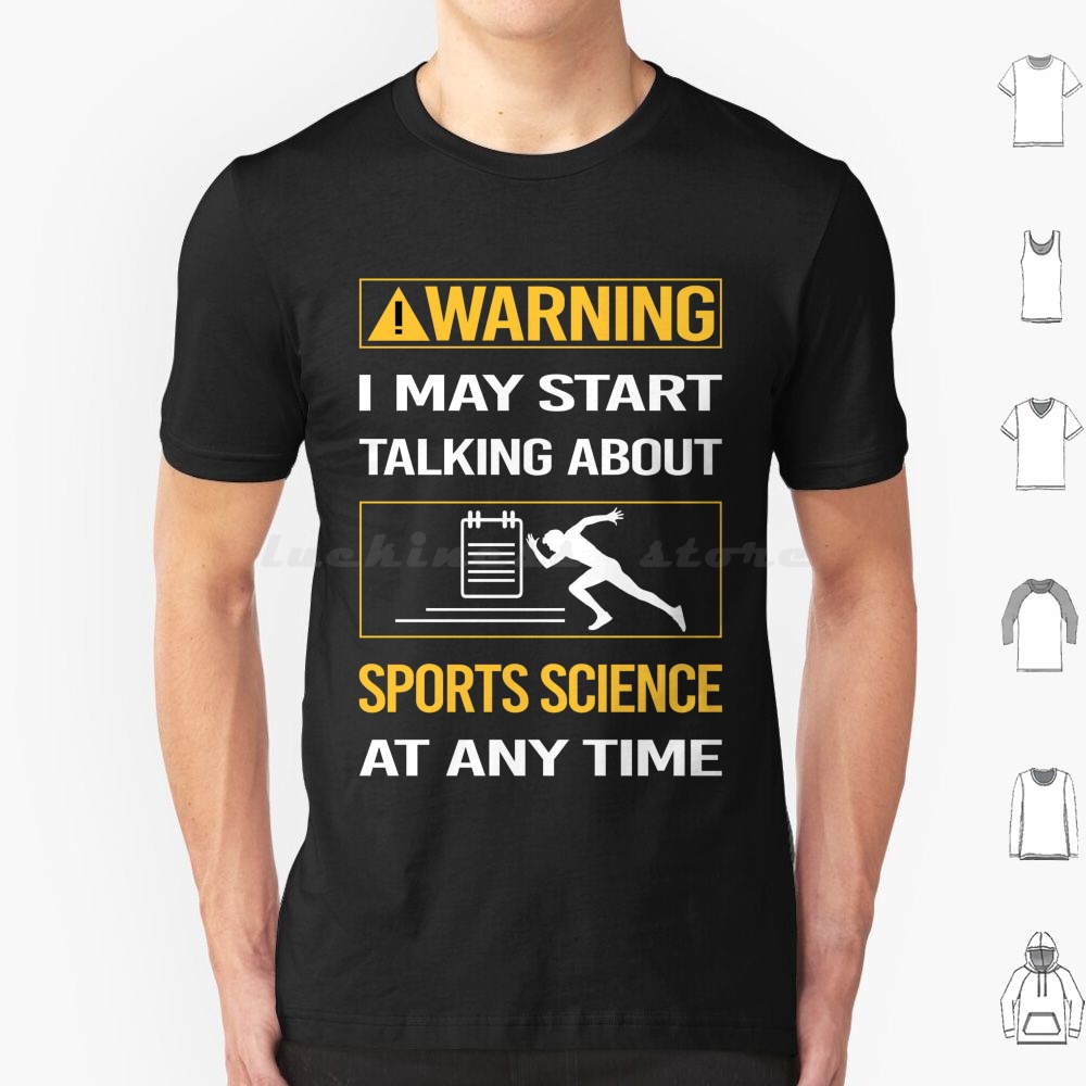 Funny Warning Sports Science T - Science And Hobby reseña y precio