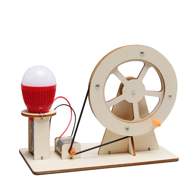 Mini DIY Hand Crank Generator  - Science Project Kit reseña y precio