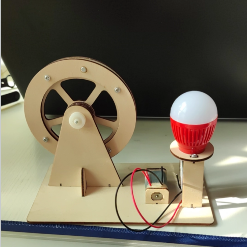 Mini DIY Hand Crank Generator  - Science Project Kit reseña y precio