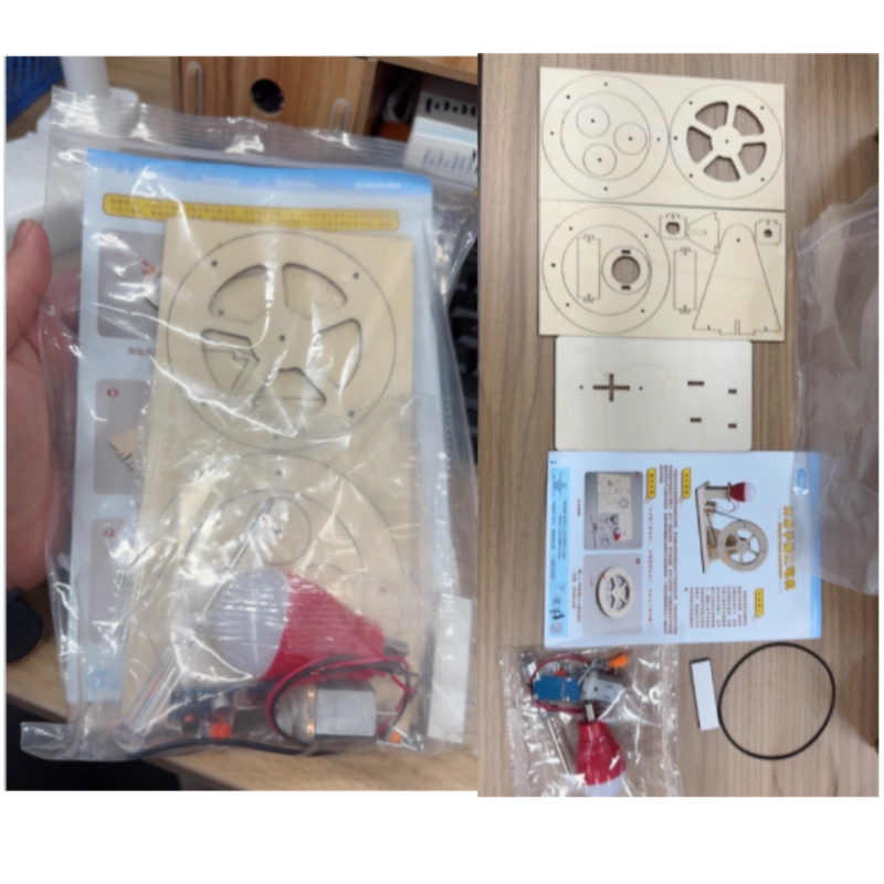 Mini DIY Hand Crank Generator  - Science Project Kit reseña y precio