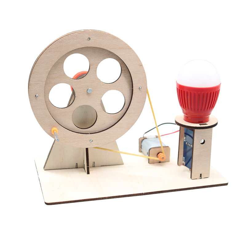 Mini DIY Hand Crank Generator  - Science Project Kit reseña y precio