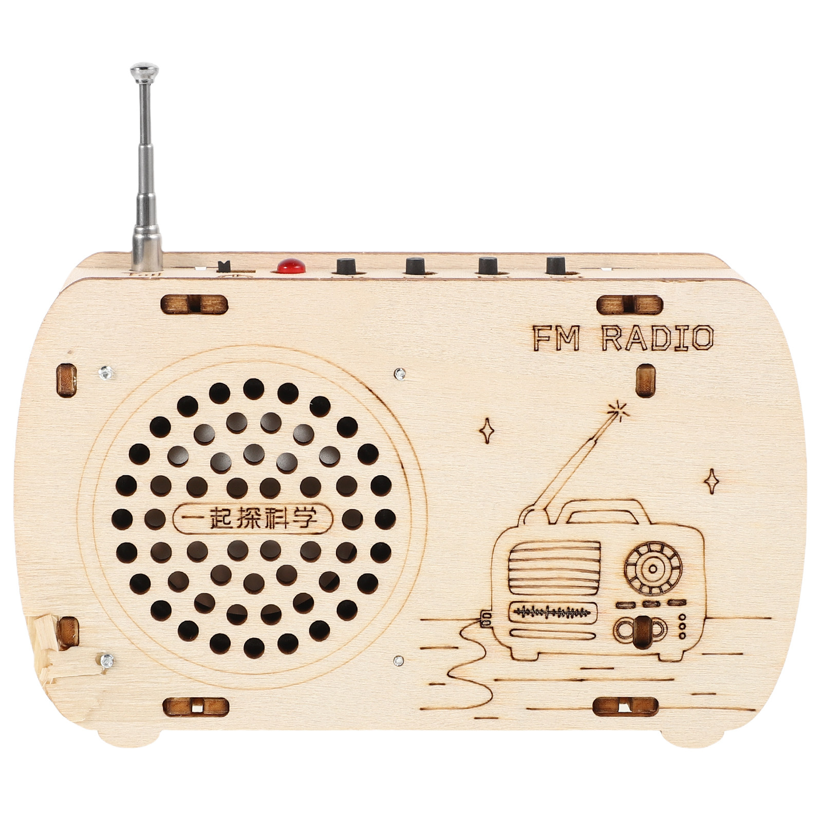 Kids DIY Wooden Assembly Kit E - Science Project Kit reseña y precio