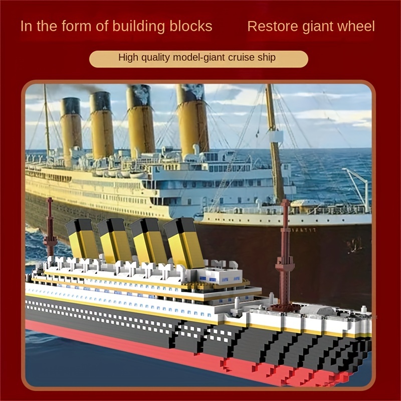 Titanic building block assembl - Science Olympiad reseña y precio