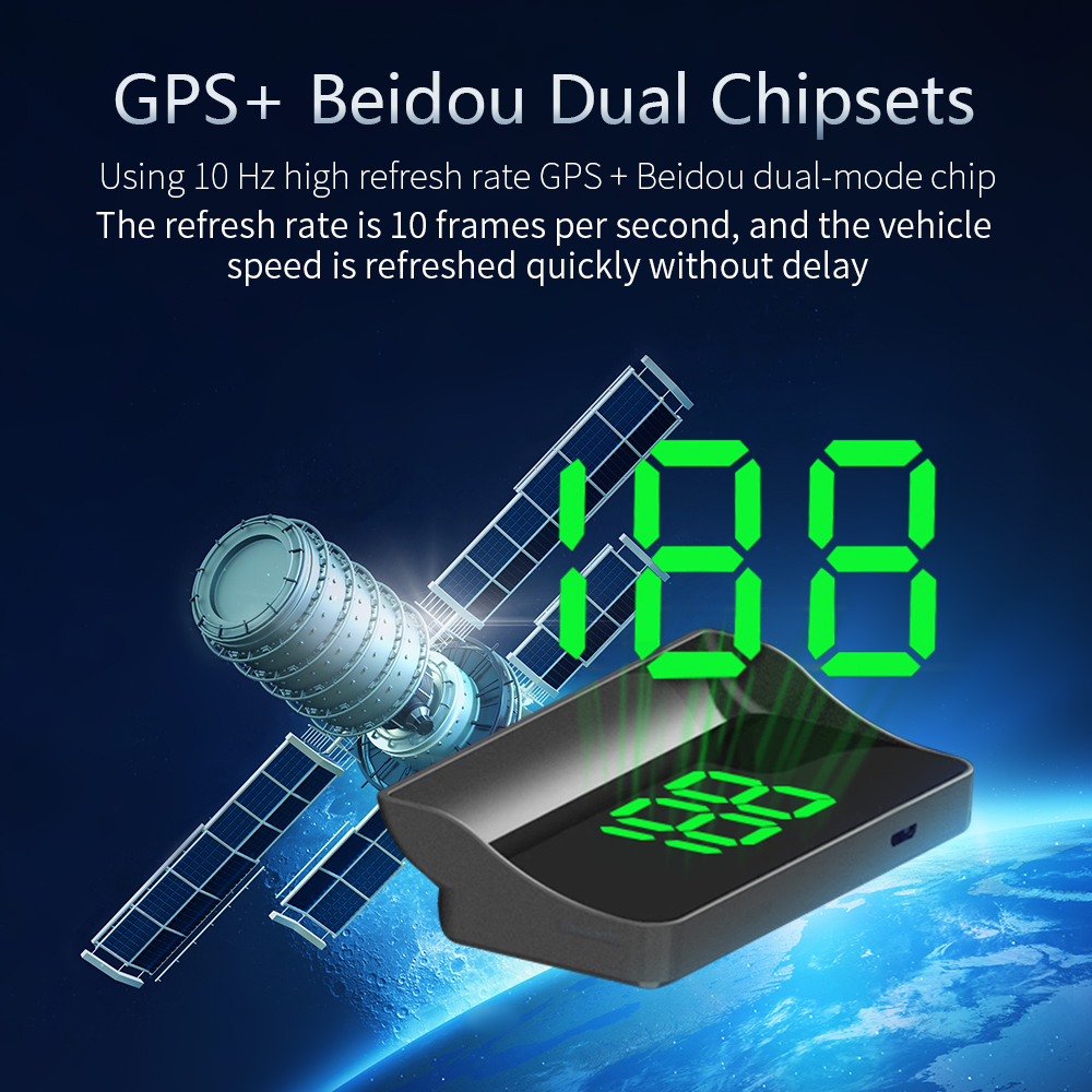W1 Car HUD Head Up Display Win - Anemometer Wind Speed reseña y precio