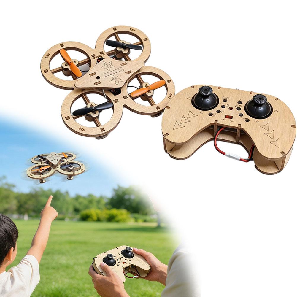 DIY Wooden RC Drone Quadcopter - Science Project Kit reseña y precio