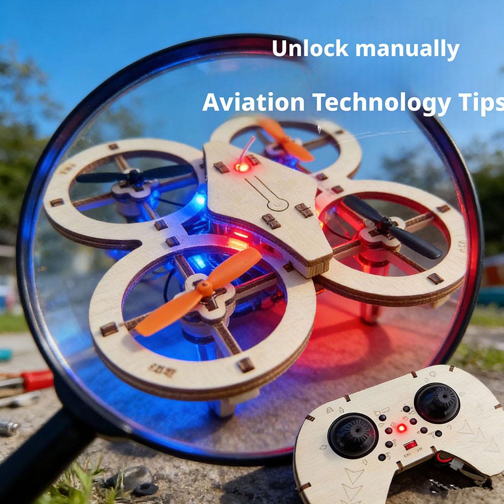 DIY Wooden RC Drone Quadcopter - Science Project Kit reseña y precio