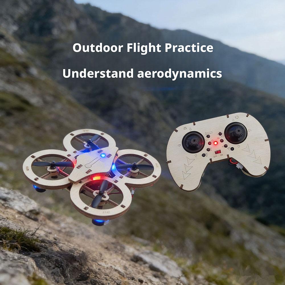 DIY Wooden RC Drone Quadcopter - Science Project Kit reseña y precio