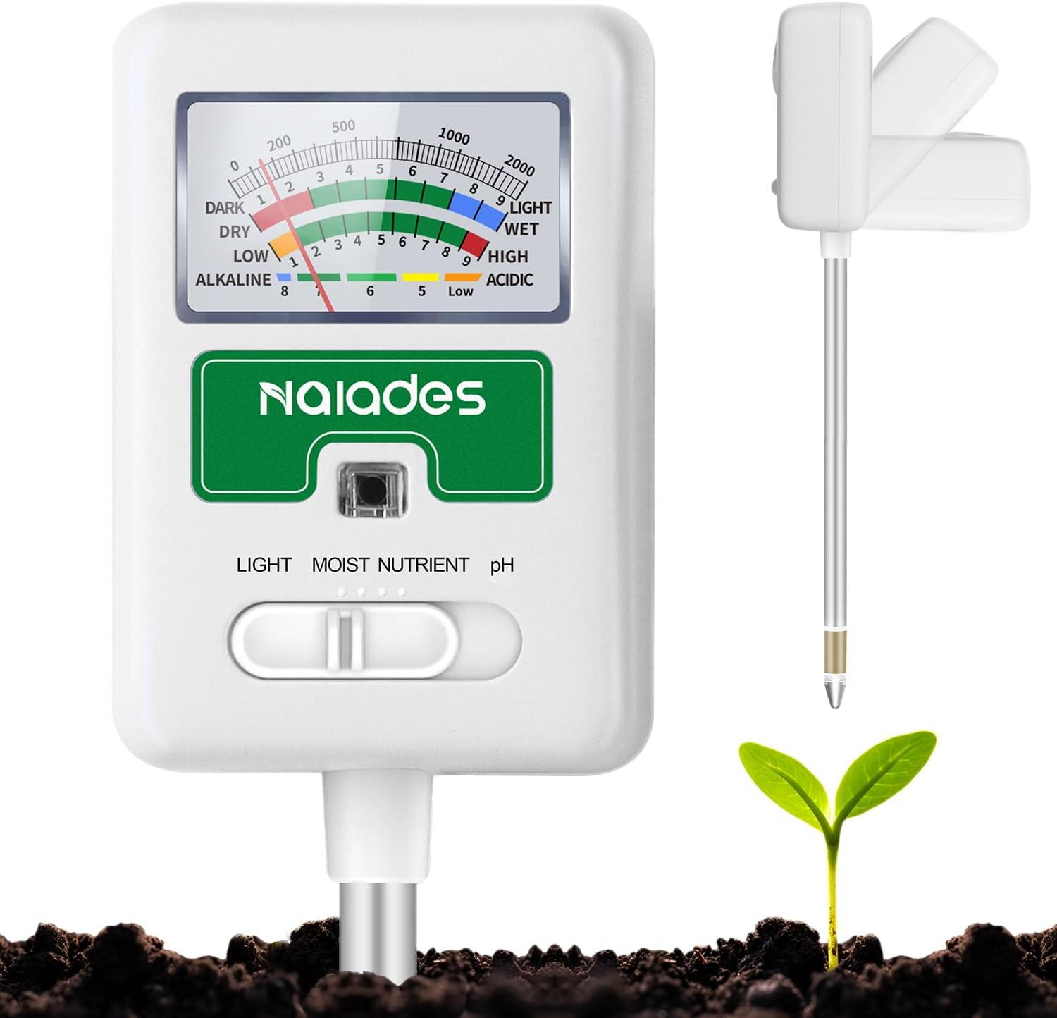 Soil Moisture Meter for Plants - Water Testing Kit reseña y precio