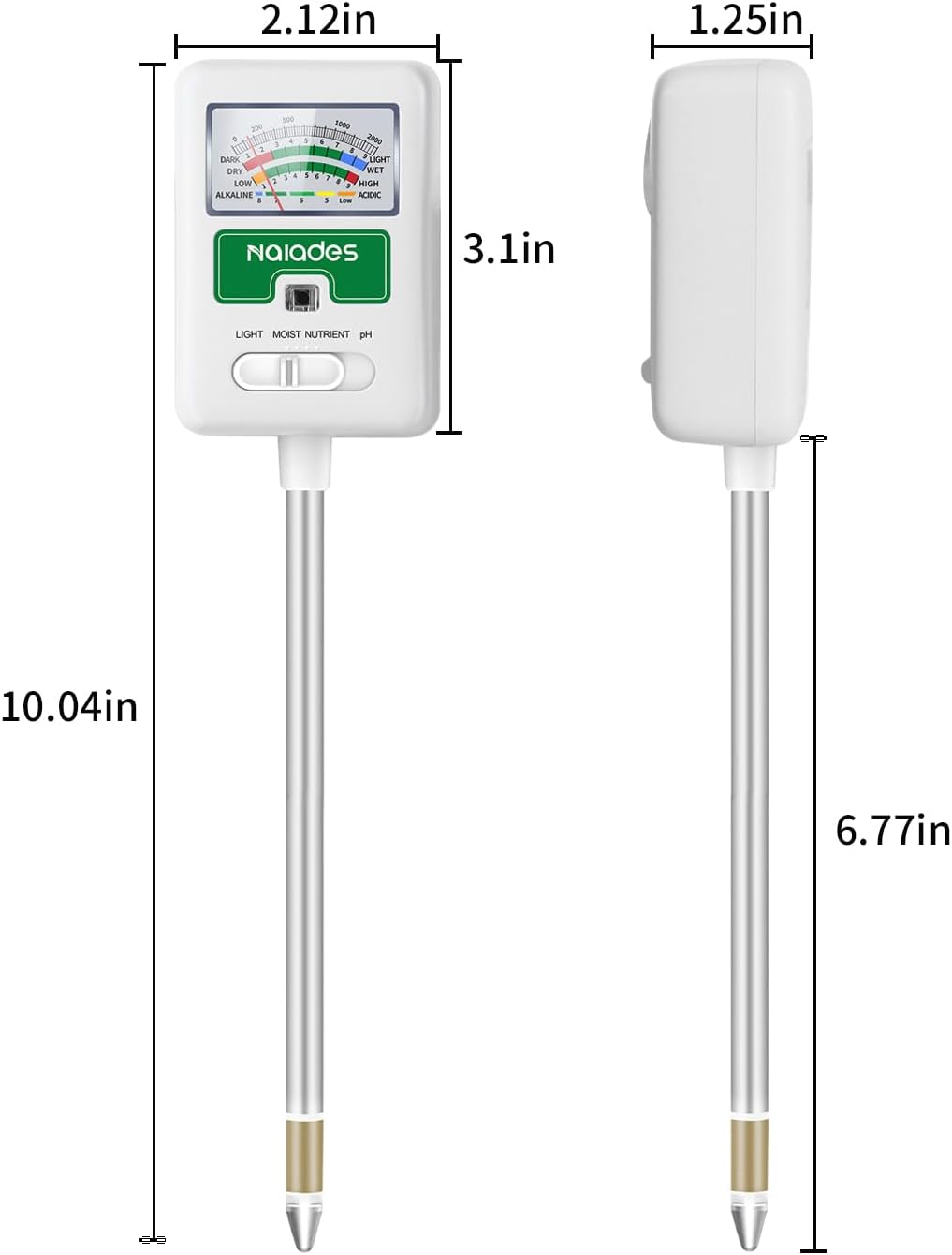 Soil Moisture Meter for Plants - Water Testing Kit reseña y precio