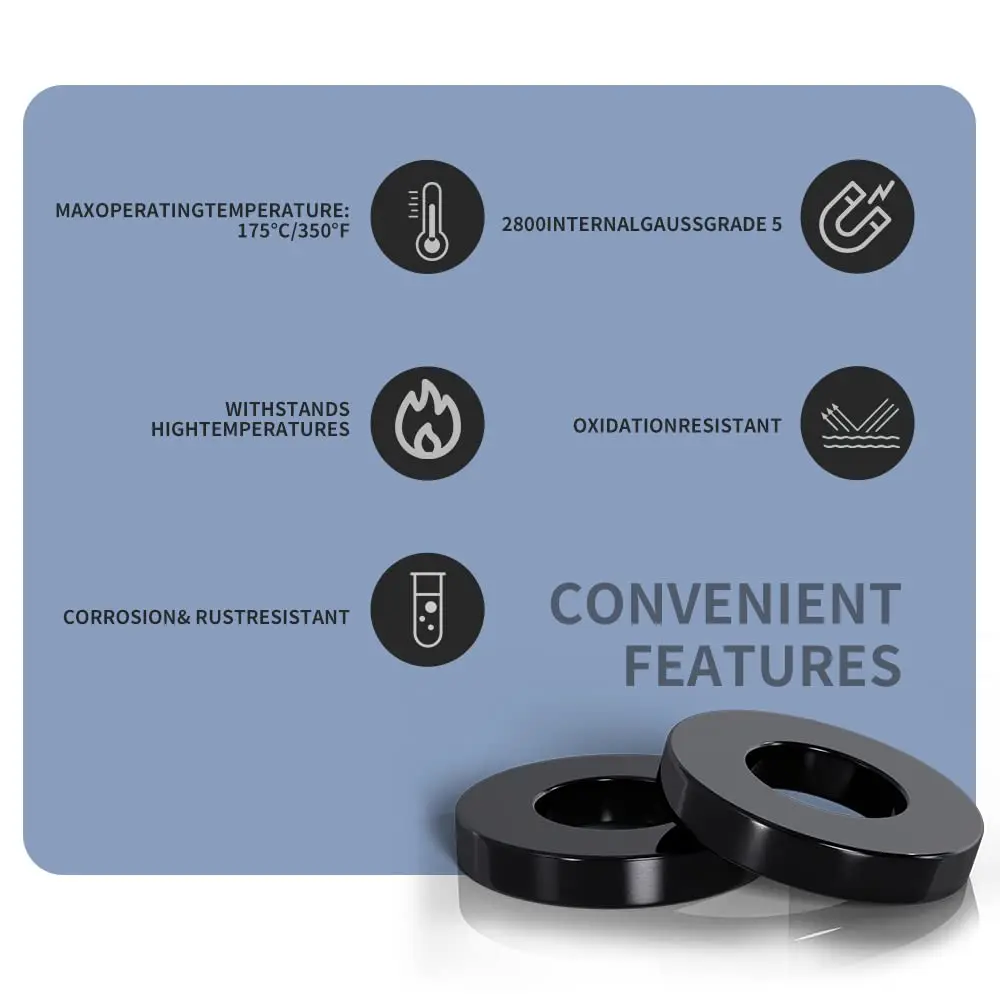 D45-100mm Ferrite Ring Magnet  - Science And Hobby reseña y precio