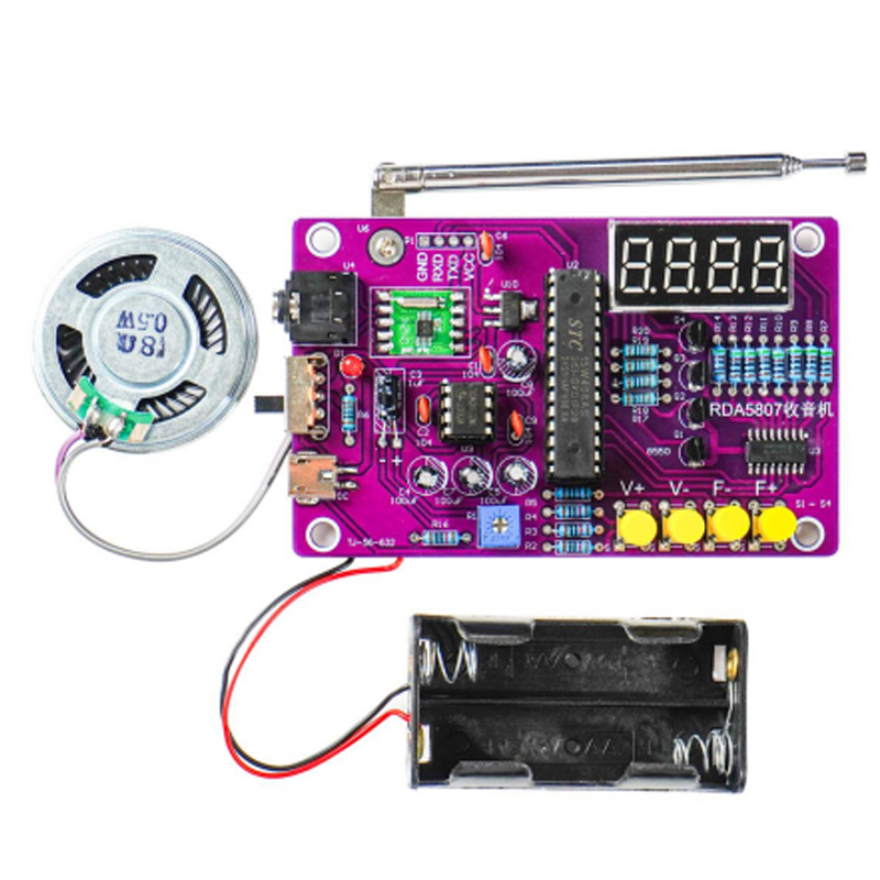 DIY FM Radio Electronic Kit 87 - Science Project Kit reseña y precio