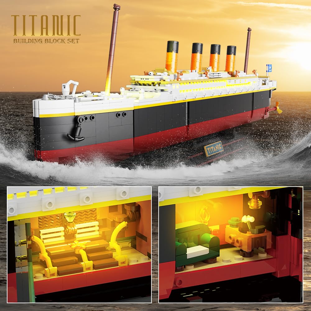 Titanic Building Set with LED- - Science Olympiad reseña y precio