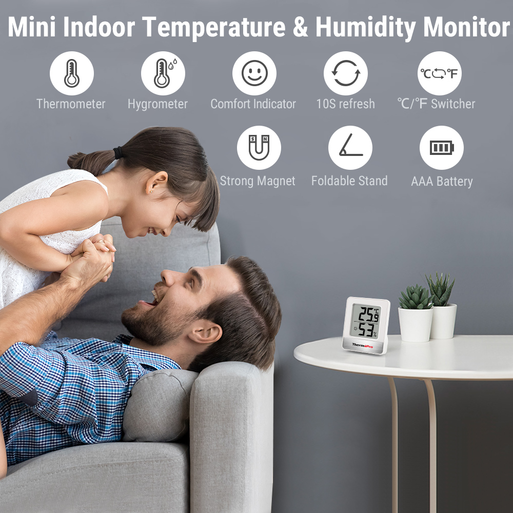 ThermoPro TP49 Mini Weather St - Weather Station Indoor reseña y precio