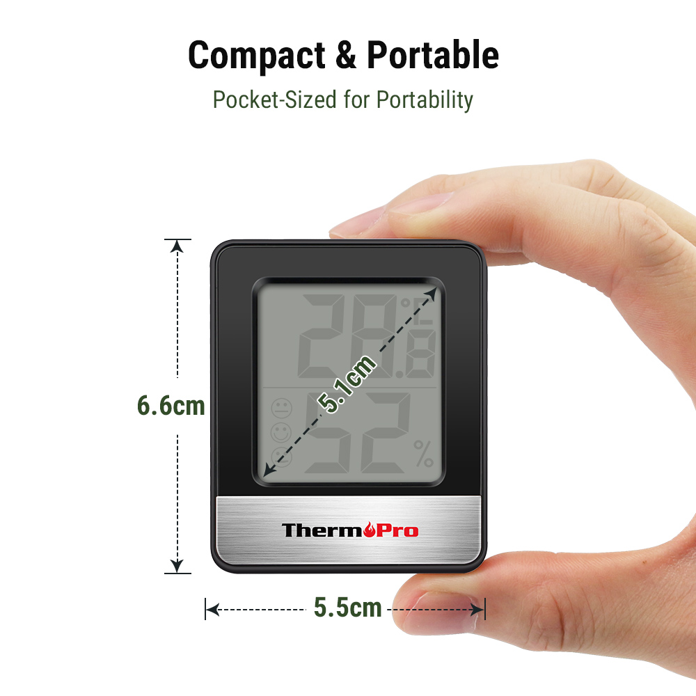 ThermoPro TP49 Mini Weather St - Weather Station Indoor reseña y precio