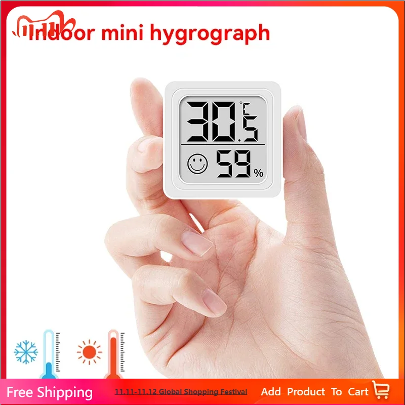 2025 New Mini LCD Digital Ther - Weather Station Indoor reseña y precio