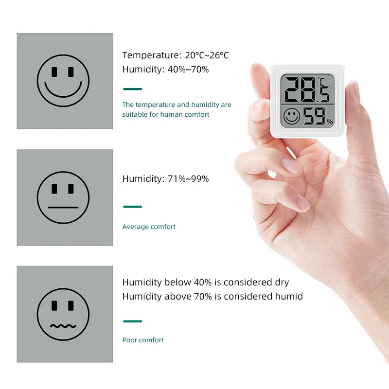 2025 New Mini LCD Digital Ther - Weather Station Indoor reseña y precio