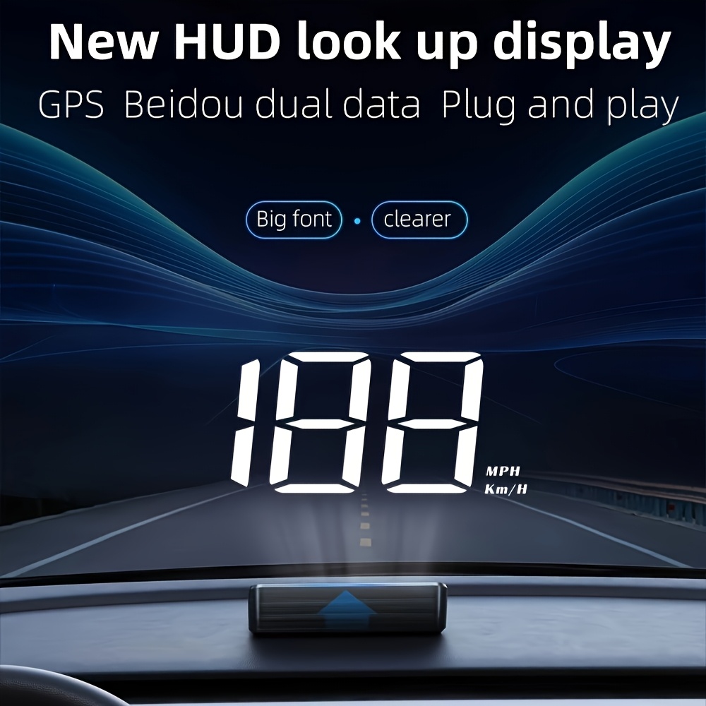 Universal Car Speedometer HUD  - Anemometer Wind Speed reseña y precio
