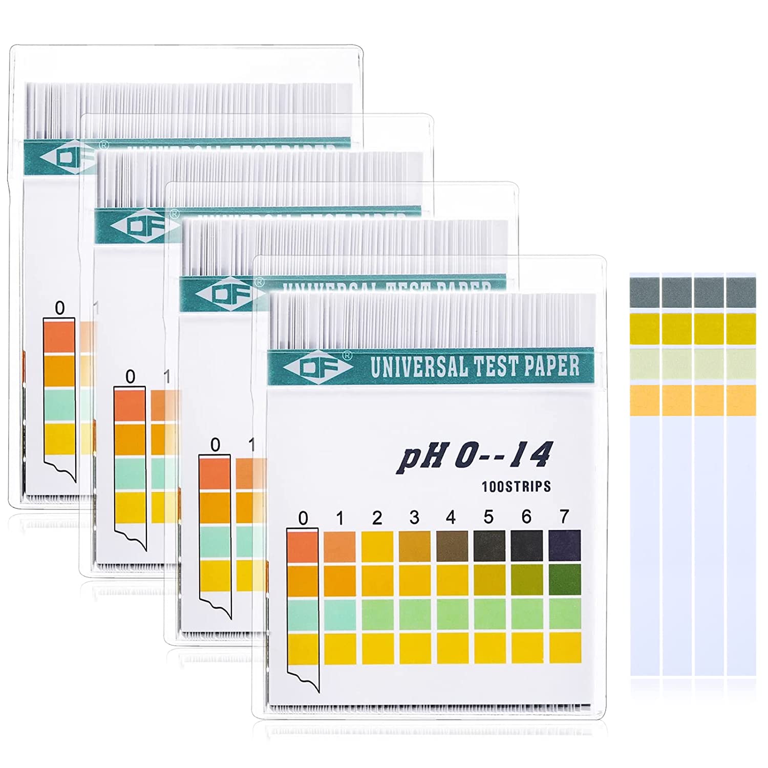 100 Strips 0-14 PH Alkaline Ac - Water Testing Kit reseña y precio