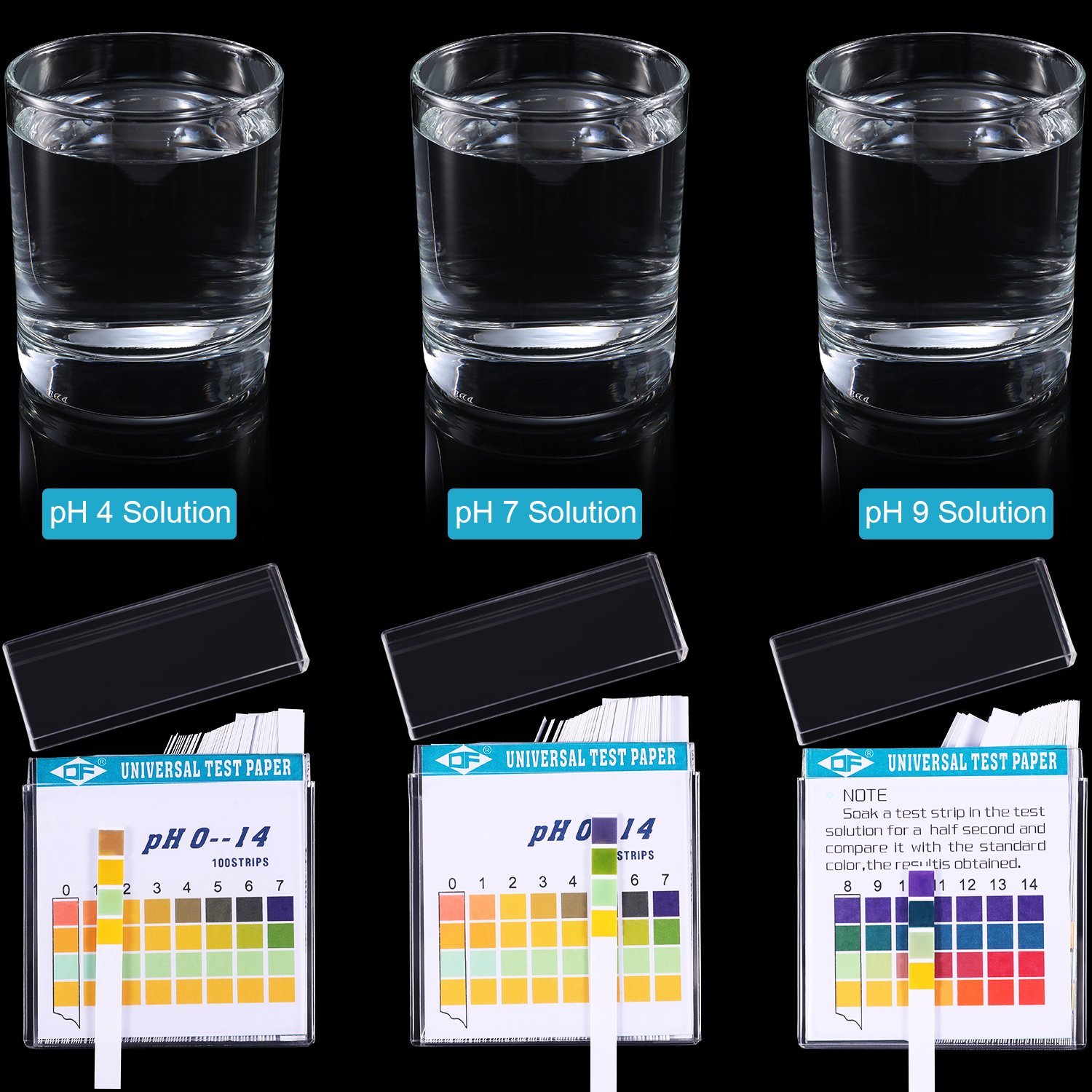100 Strips 0-14 PH Alkaline Ac - Water Testing Kit reseña y precio