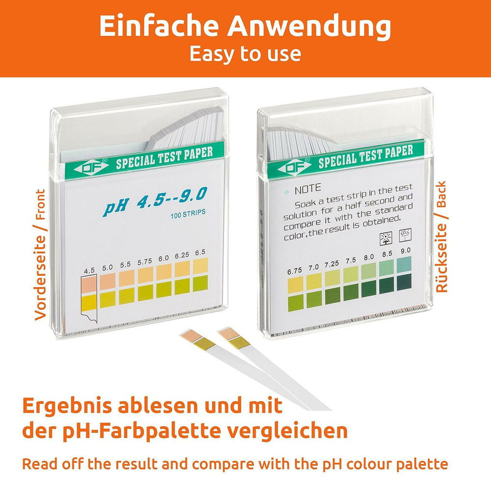 100Pcs PH Paper Strips Kit Hou - Water Testing Kit reseña y precio