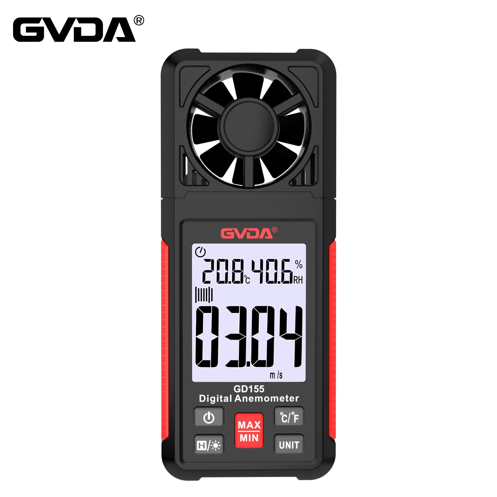 GVDA Digital Anemometer Handhe - Anemometer Wind Speed reseña y precio