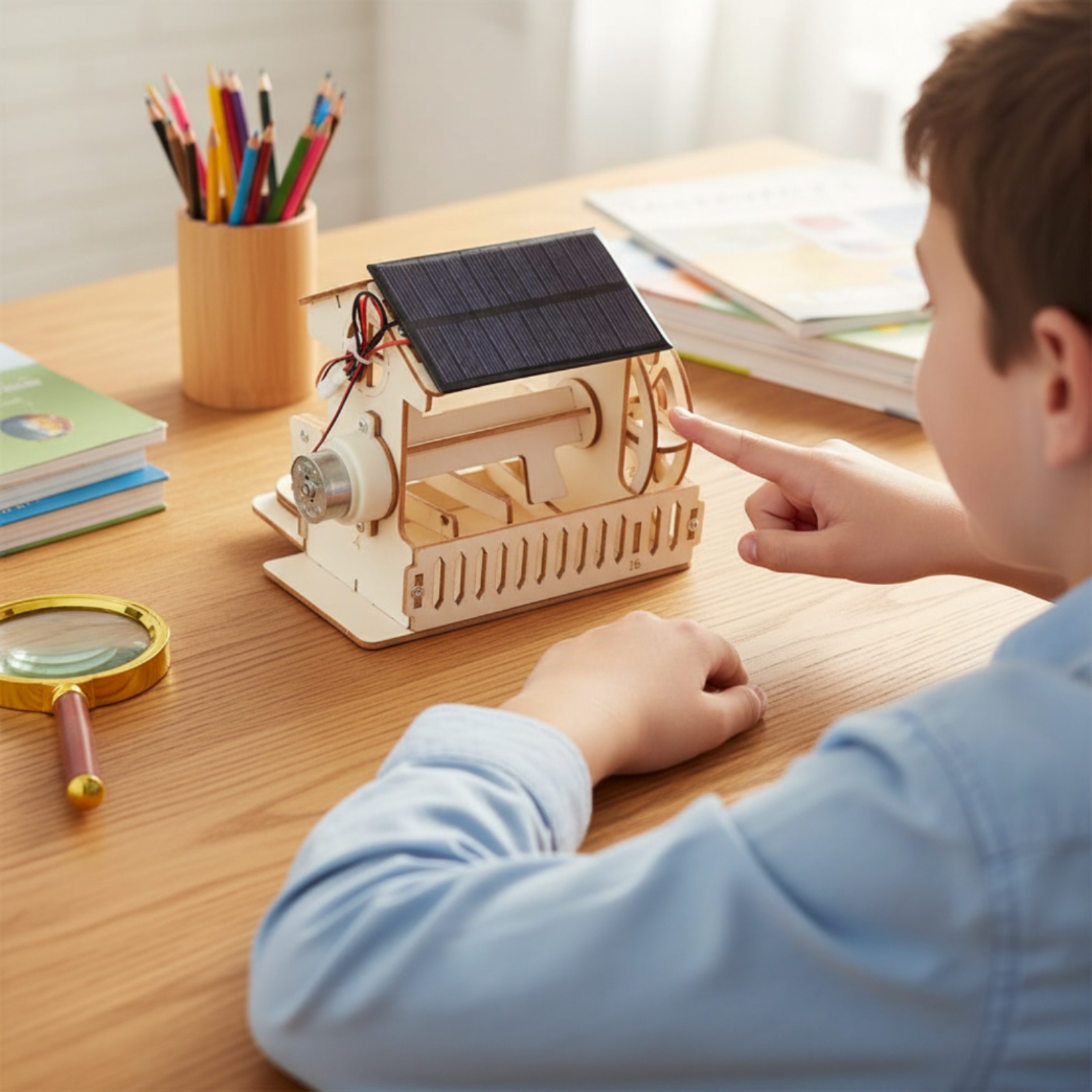 Rice Hulling Water Wheel Hands - Science Project Kit reseña y precio