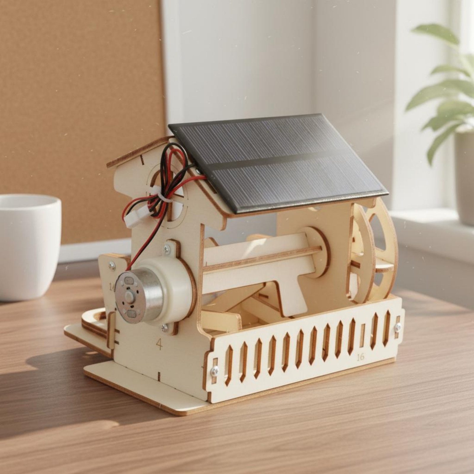 Rice Hulling Water Wheel Hands - Science Project Kit reseña y precio