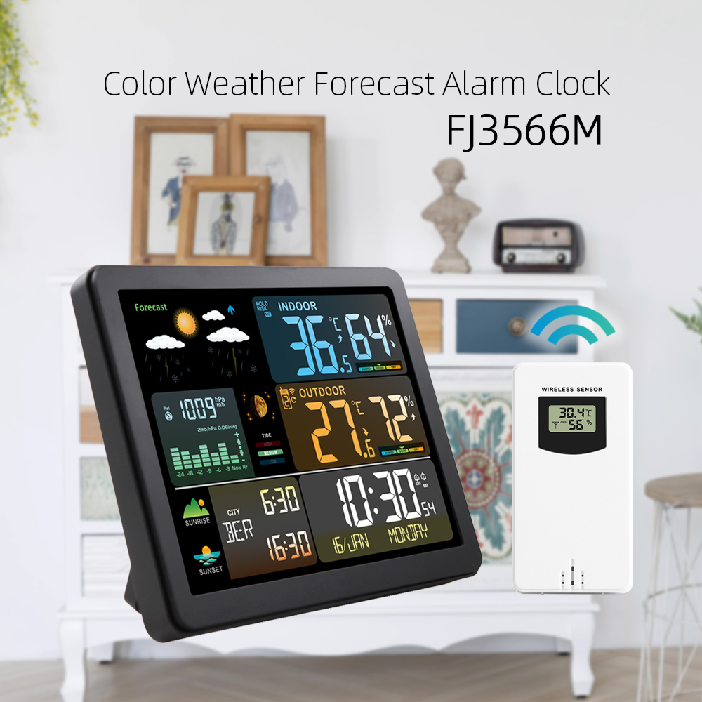Multifunctional Large Color Sc - Weather Station Indoor reseña y precio