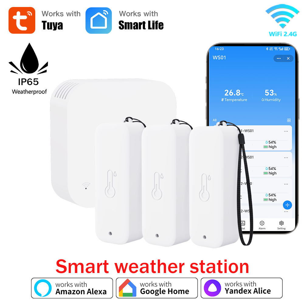 Tuya WIFI Smart Weather Statio - Weather Station Indoor reseña y precio