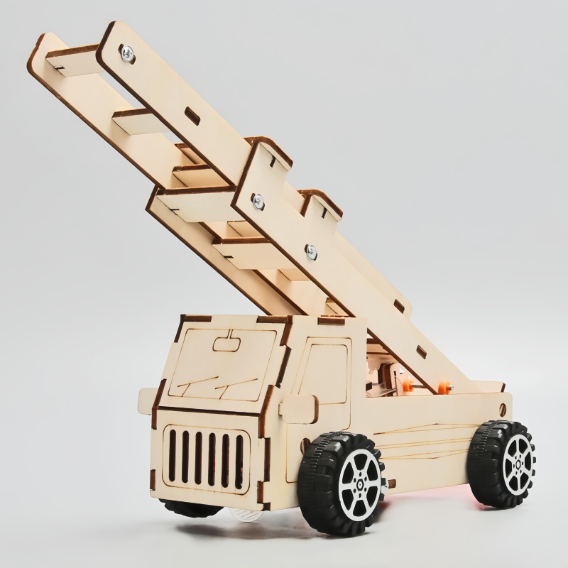 DIY Wood Ladder Fire Truck Mod - Science Project Kit reseña y precio