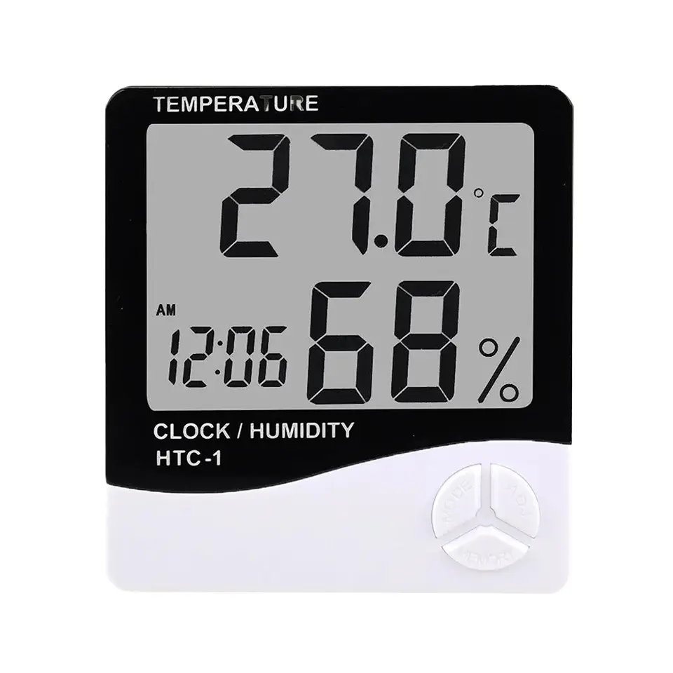 Indoor LCD Digital Thermometer - Weather Station Indoor reseña y precio