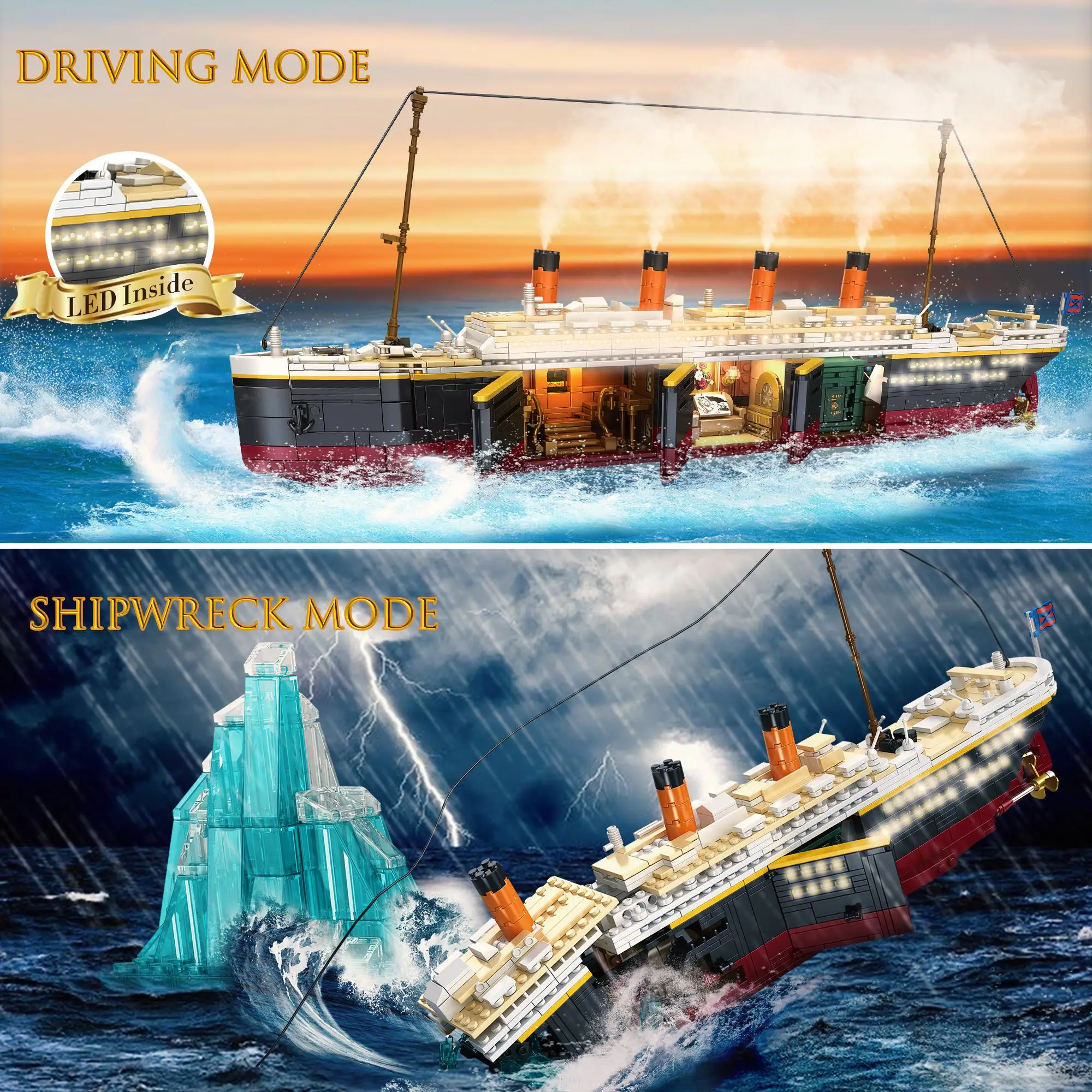 MOC 2288PCS Titanic Model Crea - Science Olympiad reseña y precio