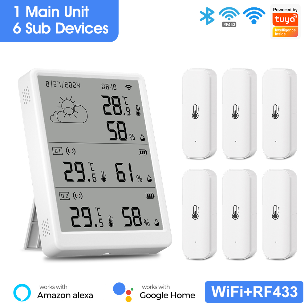 SMATRUL Tuya WiFi High Precisi - Weather Station Indoor reseña y precio